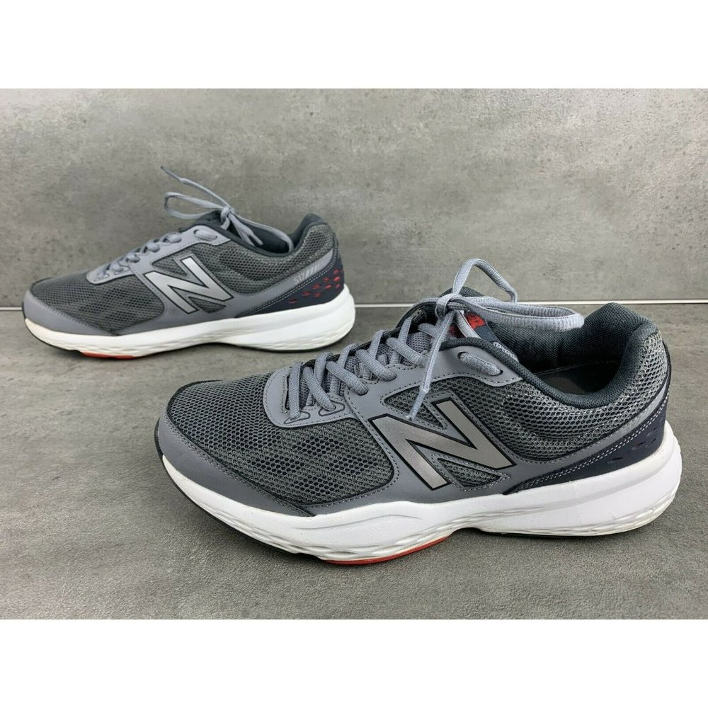New Balance 517 Abzorb Shoes Mens Size 9 Gray Low Top Lace Up Sneakers MX517RB1